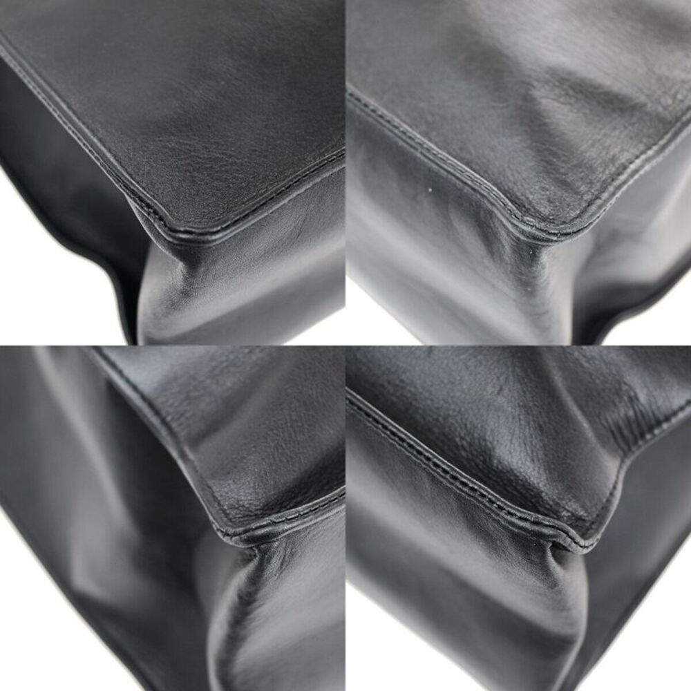 Chanel Cc Black Leather Tote Bag (Pre-Owned) - Picture 10 of 12
